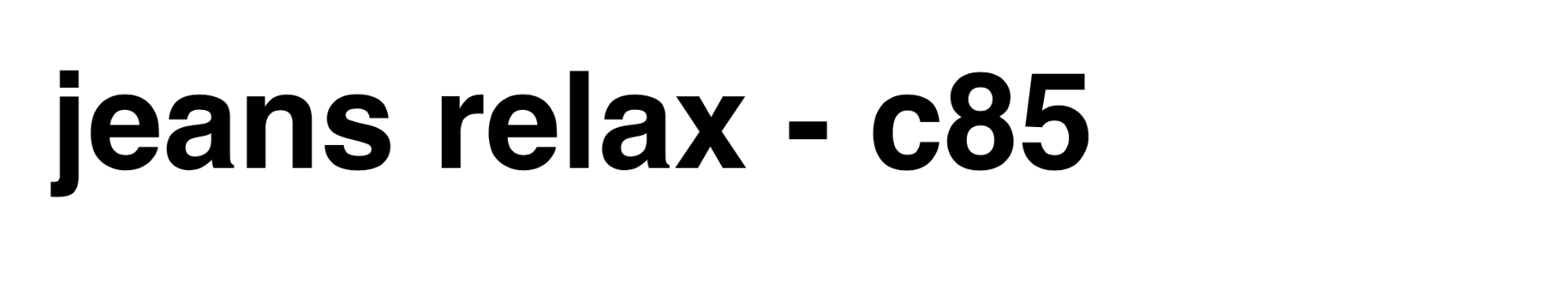 Relax C85