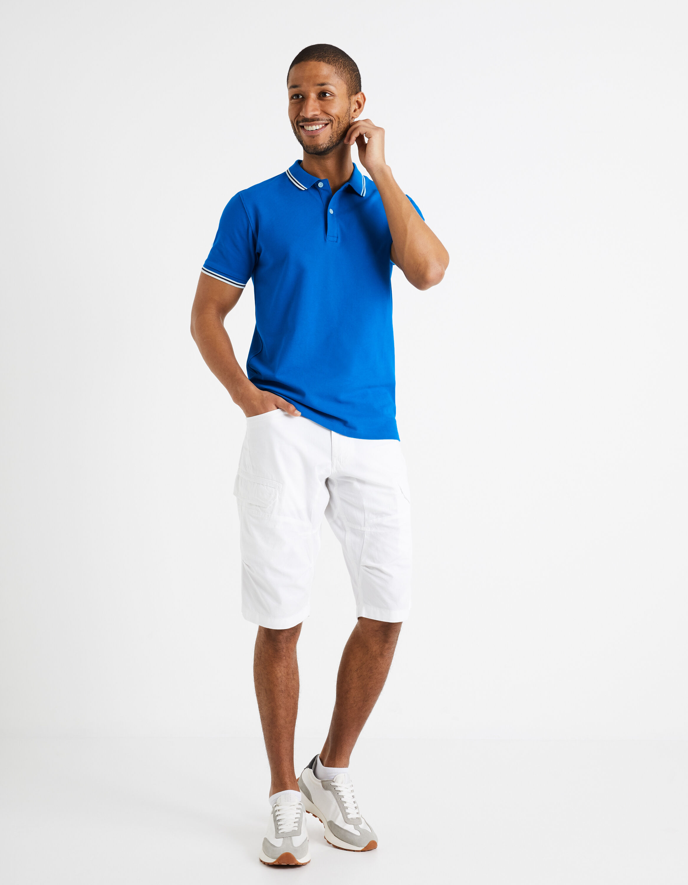 Short Cargo Homme Aeropostale Noir 100% Coton - Taille 27 - Neuf Avec étiquettes