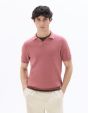 Polo rpiqué regular 100% Coton tricot - rose