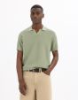 Polo piqué regular 100% Coton tricot - vert