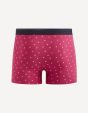 Boxer en coton stretch - bordeaux