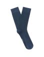 Chaussettes hautes en coton stretch - bleu foncé