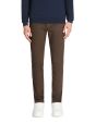 Pantalon chino slim coton stretch - marron