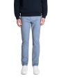 Pantalon chino slim en coton stretch - bleu clair