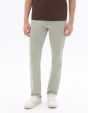 Pantalon chino slim en coton stretch longueur standard - kaki clair