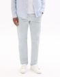 P.02 Pantalon chino slim en coton stretch longueur standard - bleu clair