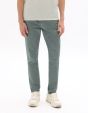 Pantalon chino slim en coton stretch longueur standard - vert moyen