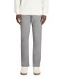 Pantalon chino straight en coton stretch - gris