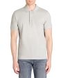 Polo piqué straight 100% coton - gris clair