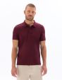 PO.01 Polo piqué regular 100% coton - rouge foncé