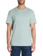 T-shirt straight col rond 100% coton - vert