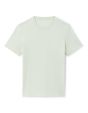 T-shirt straight col rond 100% coton - vert