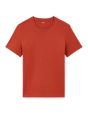 T-shirt straight col rond 100% coton - marron