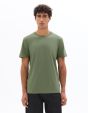 T-Shirt regular col rond 100% coton - vert