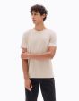 T.01 T-Shirt regular col rond 100% coton - beige