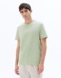 T-shirt regular col rond 100% coton - vert clair