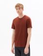 T.01 T-shirt regular col rond 100% coton - rouge