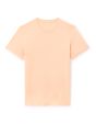 T-shirt straight col rond 100% coton - orange