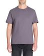 T-shirt boxy col rond 100% coton - gris
