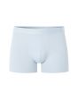Boxer en coton stretch uni - bleu clair