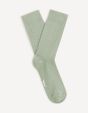 Chaussettes hautes coton - vert