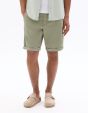 Bermuda chino en coton stretch - kaki clair