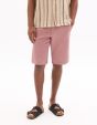 B.01 Bermuda chino en coton stretch - rose