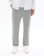 Pantalon 24H slim stretch 7/8e - gris chiné