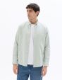 Chemise regular 100% coton oxford - sauge