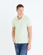 Polo piqué slim - vert