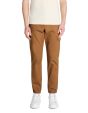 Pantalon cargo slim coton stretch - beige