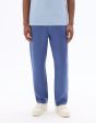 Pantalon straight 100% lin - bleu foncé