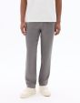 Pantalon straight 100% lin - gris foncé