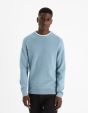 Pull col rond  - bleu clair