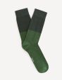 Chaussettes hautes coton - vert