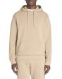 Sweat regular capuche 100% coton - beige