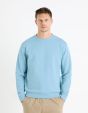 Sweat col rond 100% coton - marine