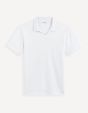 Polo jersey regular - blanc