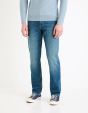 Jean regular C5 stretch 3 longueurs - bleu