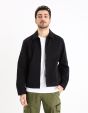 Blouson en coton - noir