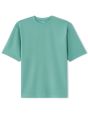 T-shirt oversize col rond - bleu