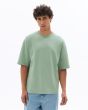 T.04 T-shirt oversize col rond - vert