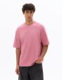 T.04 T-shirt oversize col rond - rose