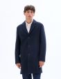 Manteau Woolness en laine mélangé non doublé - marine foncé