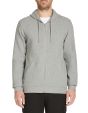 Sweat à capuche en coton mélangé - gris