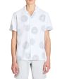 Chemisette regular motifs soleil - blanc