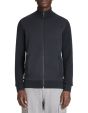 Gilet zippé col montant 100% coton - marine