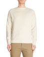 Pull col rond 100% coton - beige