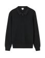 Pull col polo 100% coton - noir