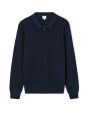 Pull col polo 100% coton - marine